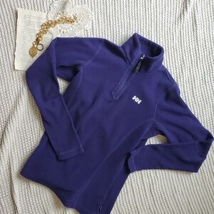 Helly Hansen Women's Daybreaker 1/2 Zip Fleece pullover In Purple Size Small
